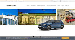 Desktop Screenshot of geigner.at