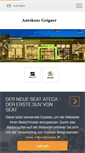 Mobile Screenshot of geigner.at